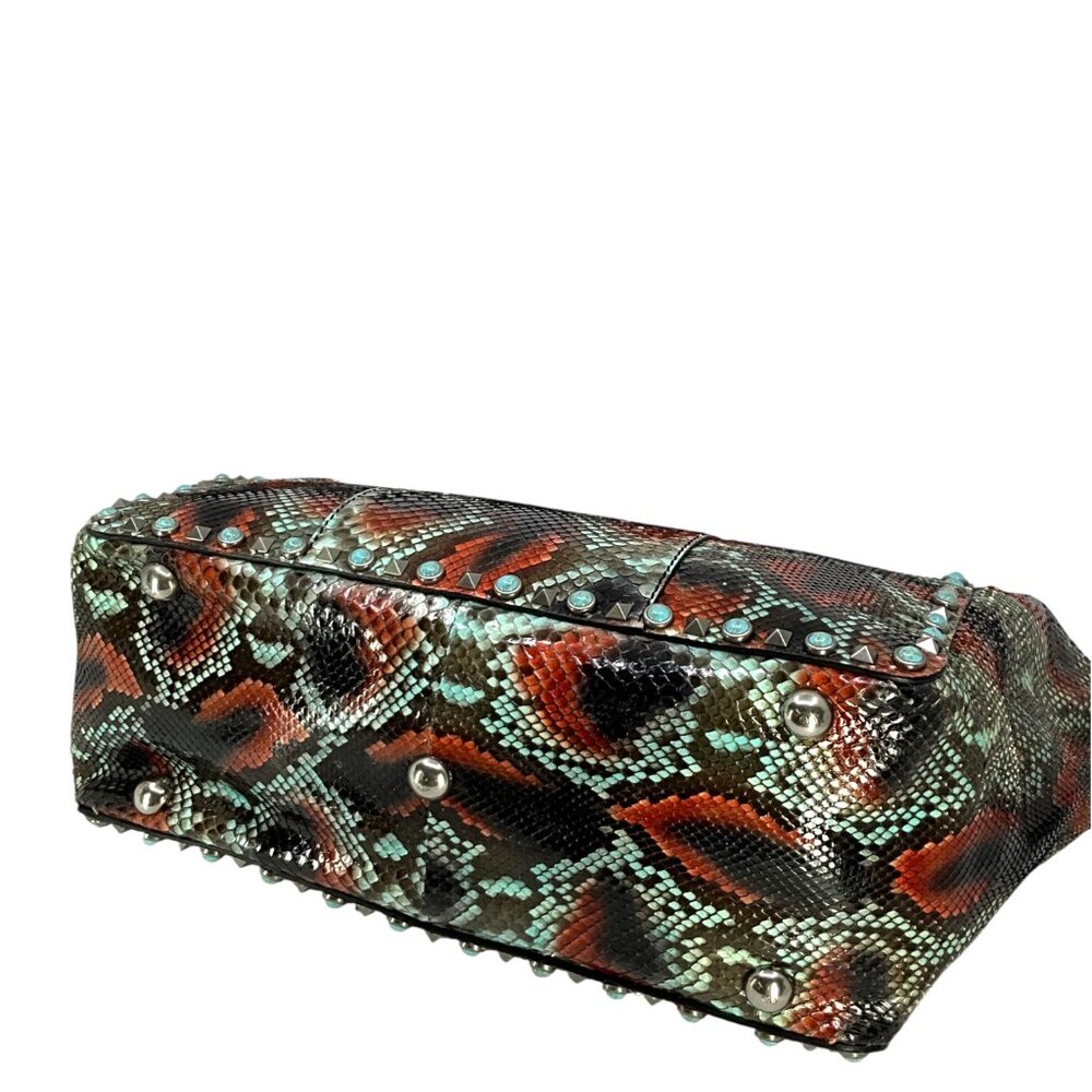 Valentino Garavani Medium Python Rockstud Bag - image 7